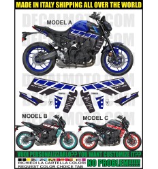MT 09 / FZ 09 2021 - 2023 FACTORY RACING BLUE GREY
